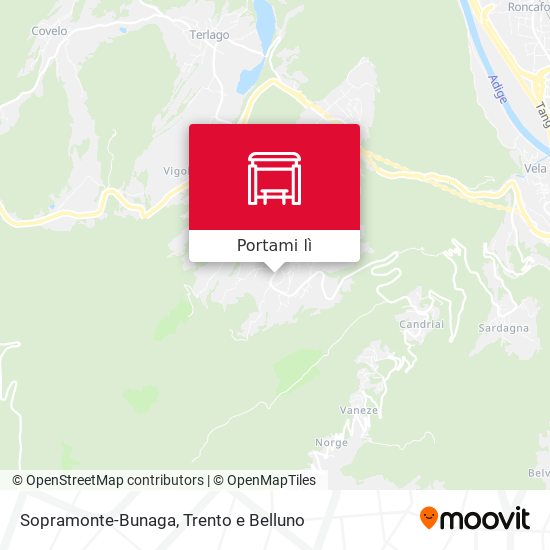 Mappa Sopramonte-Bunaga