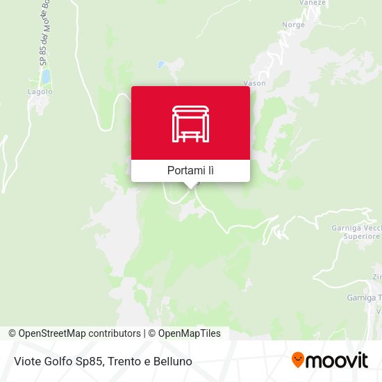 Mappa Viote Golfo Sp85