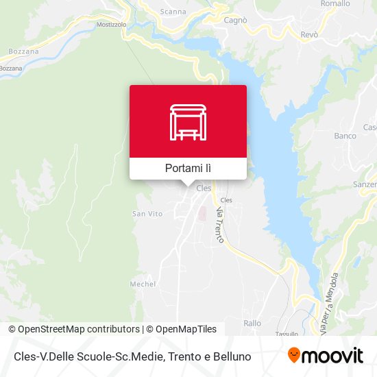 Mappa Cles-V.Delle Scuole-Sc.Medie