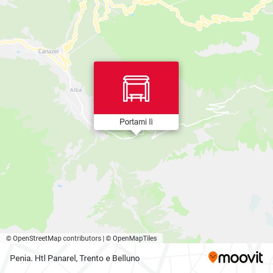 Mappa Penia. Htl Panarel