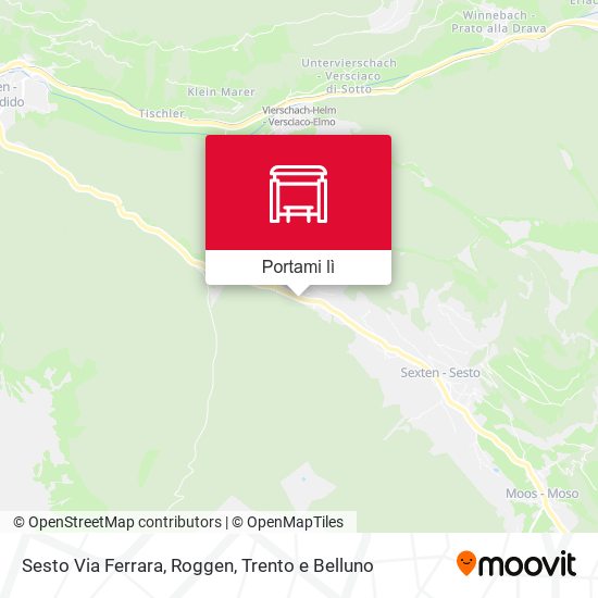 Mappa Sesto Via Ferrara, Roggen