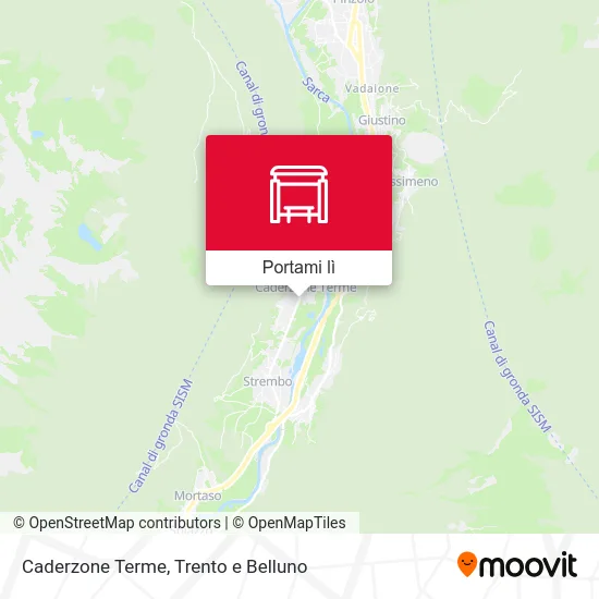 Mappa Caderzone Terme