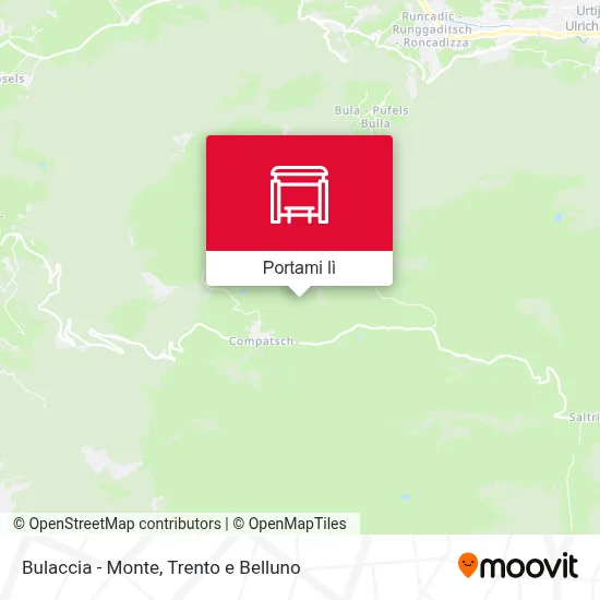 Mappa Bulaccia - Monte
