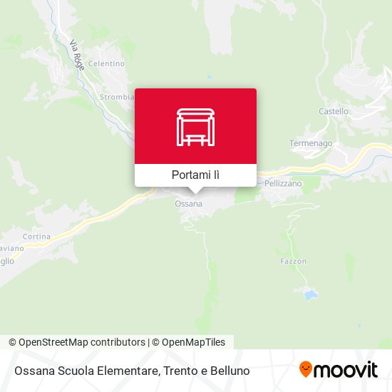 Mappa Ossana Scuola Elementare