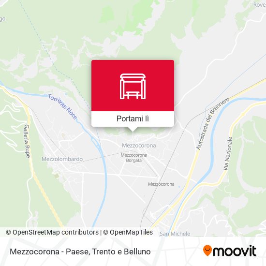 Mappa Mezzocorona - Paese