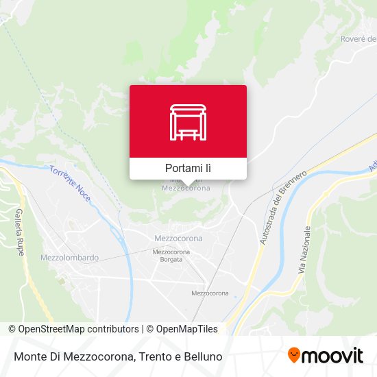 Mappa Monte Di Mezzocorona