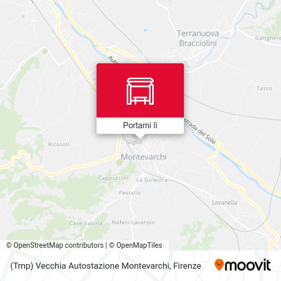 Mappa (Tmp) Vecchia Autostazione Montevarchi