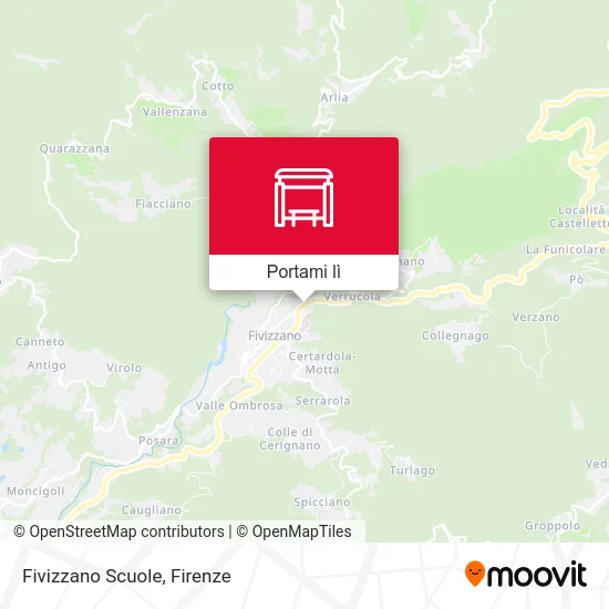 Mappa Fivizzano Scuole