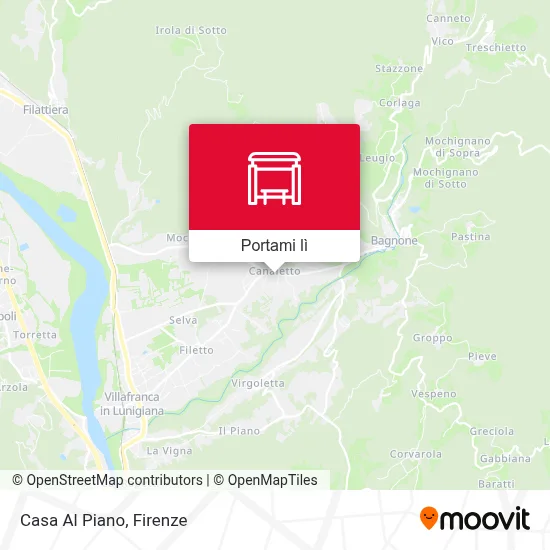 Mappa Casa Al Piano