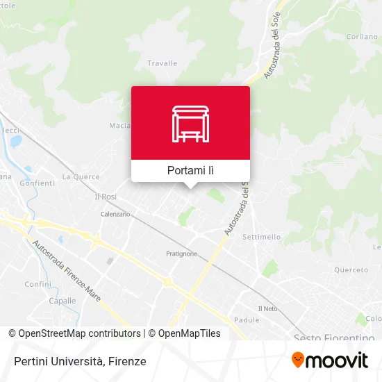 Mappa Pertini Università