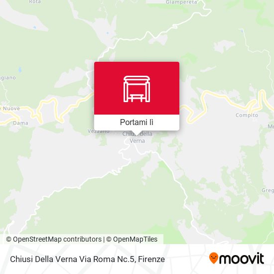 Mappa Chiusi Della Verna Via Roma Nc.5