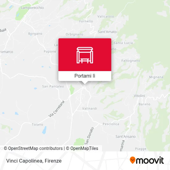Mappa Vinci Capolinea