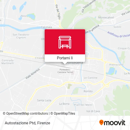 Mappa Autostazione Ptd