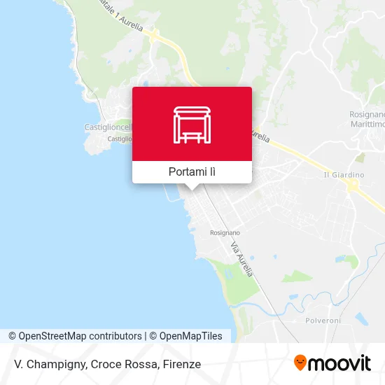 Mappa V. Champigny, Croce Rossa