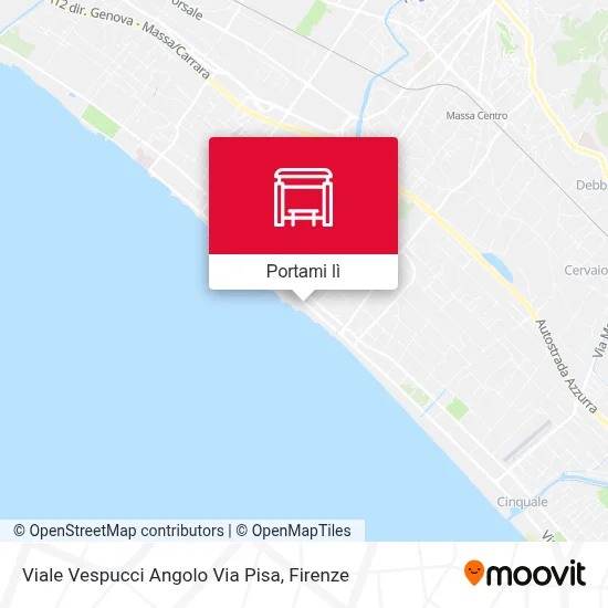 Mappa Viale Vespucci Angolo Via Pisa