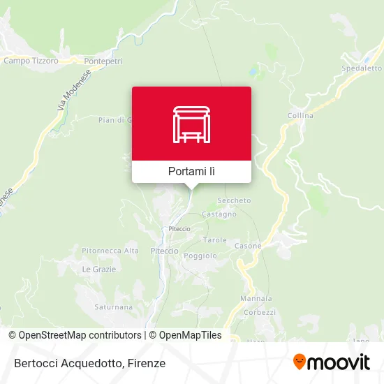 Mappa Bertocci Acquedotto