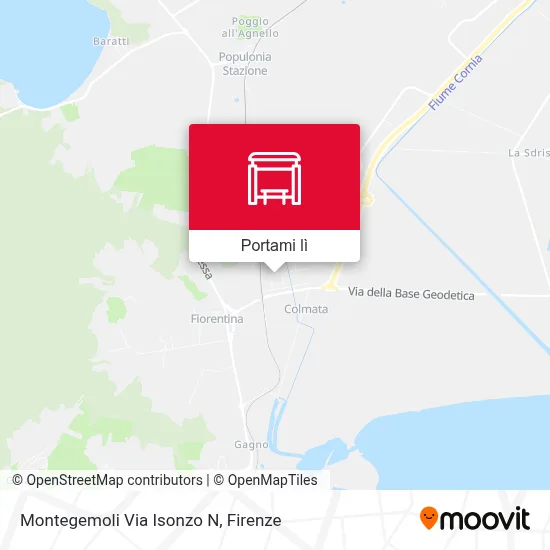 Mappa Montegemoli Via Isonzo N