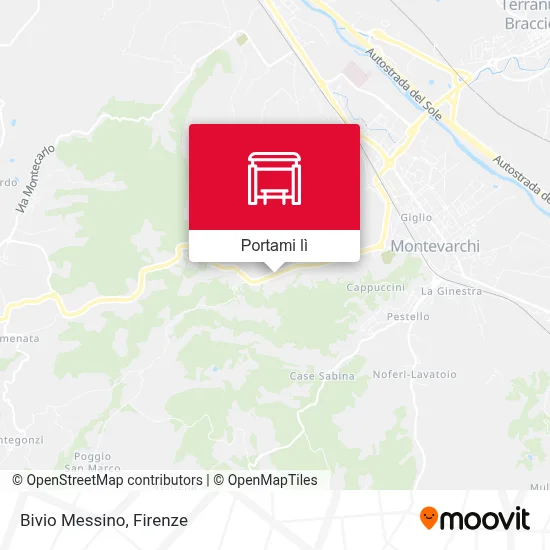 Mappa Bivio Messino