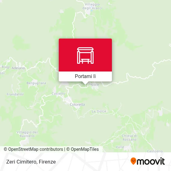 Mappa Zeri Cimitero