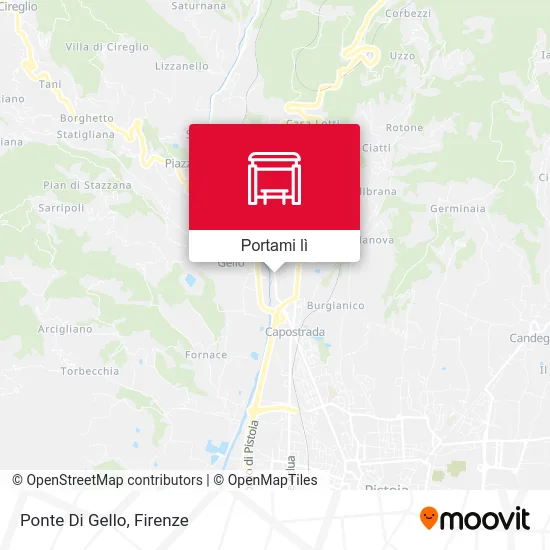 Mappa Ponte Di Gello