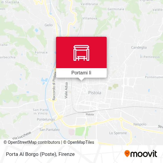 Mappa Porta Al Borgo (Poste)