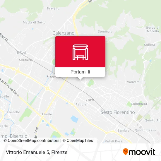 Mappa Vittorio Emanuele 5