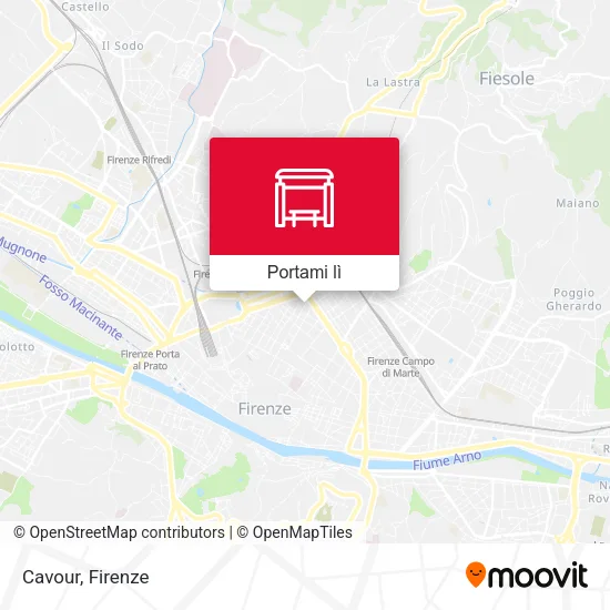 Mappa Cavour