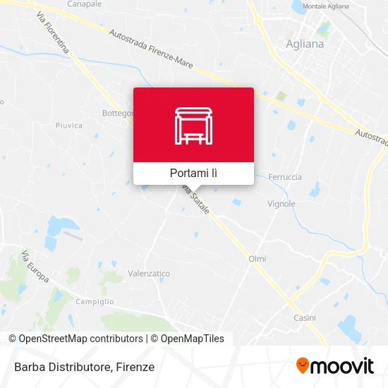 Mappa Barba Distributore