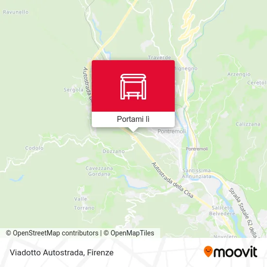Mappa Viadotto Autostrada
