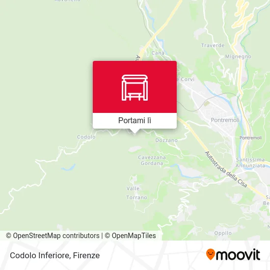 Mappa Codolo Inferiore