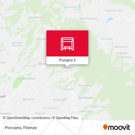 Mappa Porciano