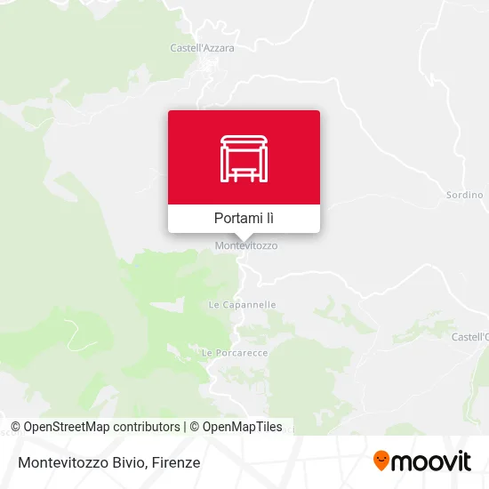 Mappa Montevitozzo Bivio