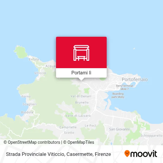 Mappa Strada Provinciale Viticcio, Casermette