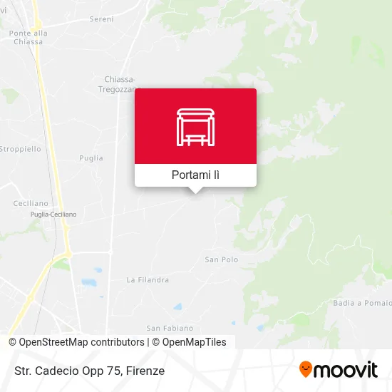 Mappa Str. Cadecio Opp 75