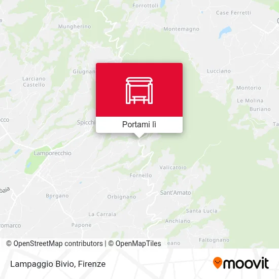 Mappa Lampaggio Bivio