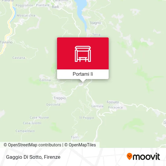 Mappa Gaggio Di Sotto