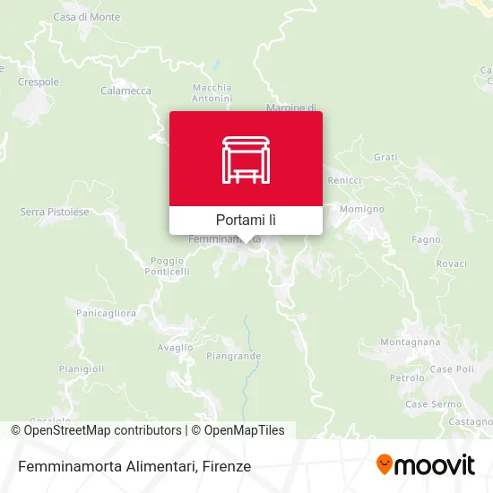 Mappa Femminamorta Alimentari