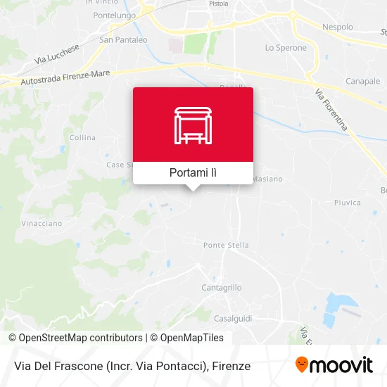 Mappa Via Del Frascone (Incr. Via Pontacci)