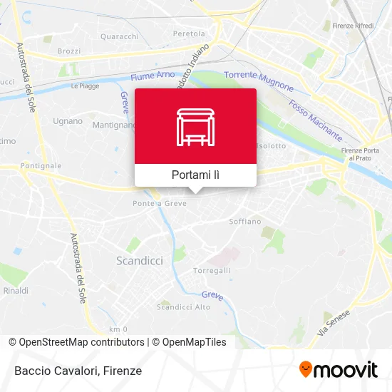 Mappa Baccio Cavalori
