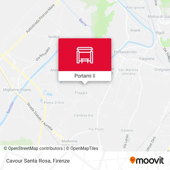 Mappa Cavour Santa Rosa
