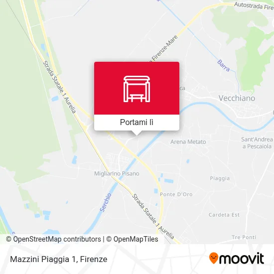 Mappa Mazzini Piaggia 1