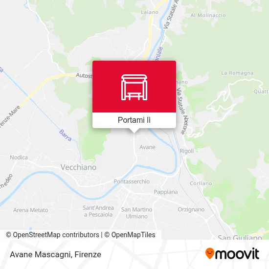 Mappa Avane Mascagni