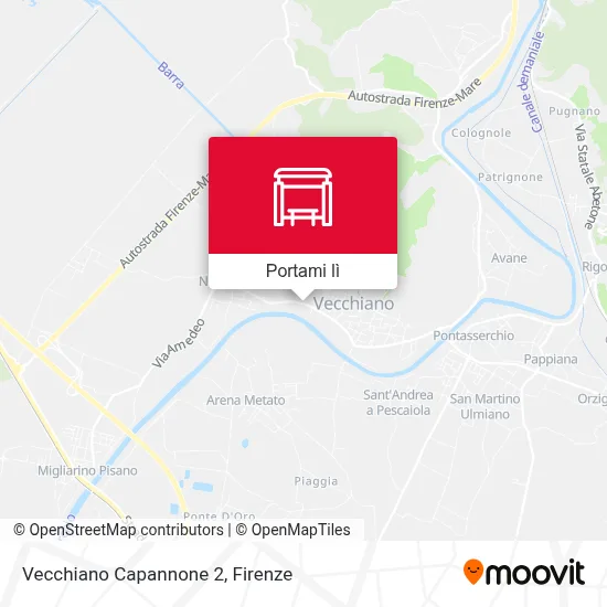 Mappa Vecchiano Capannone 2