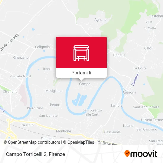 Mappa Campo Torricelli 2