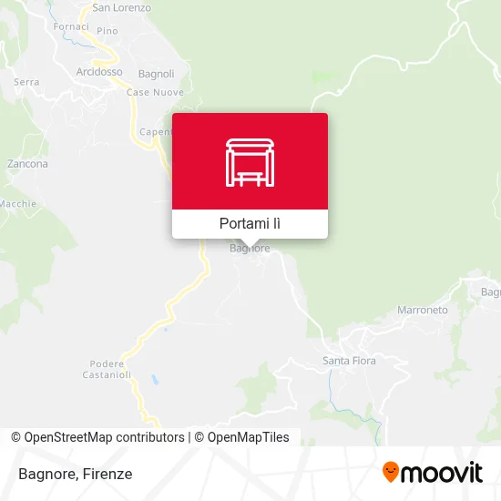 Mappa Bagnore