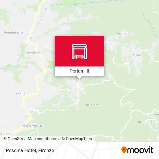 Mappa Pescina Hotel