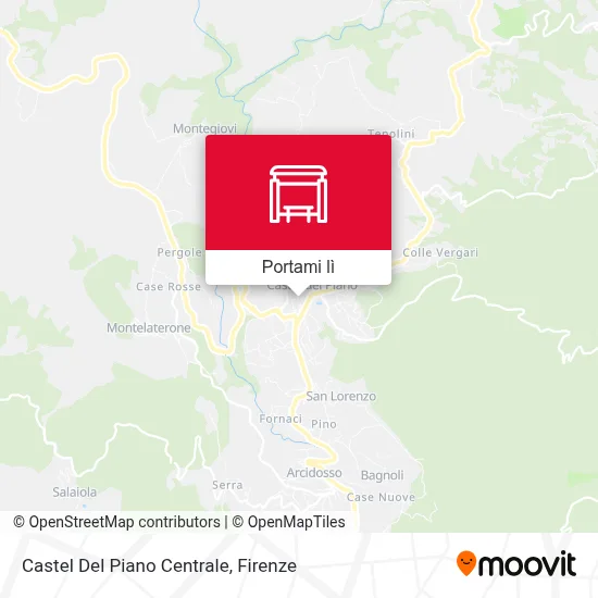 Mappa Castel Del Piano Centrale