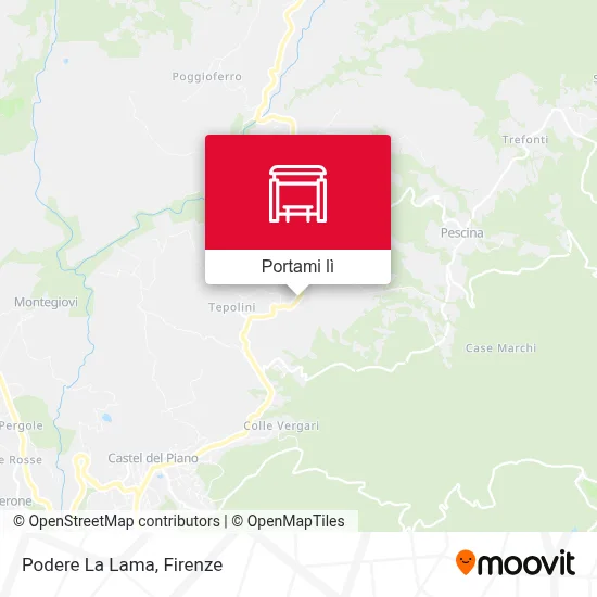 Mappa Podere La Lama