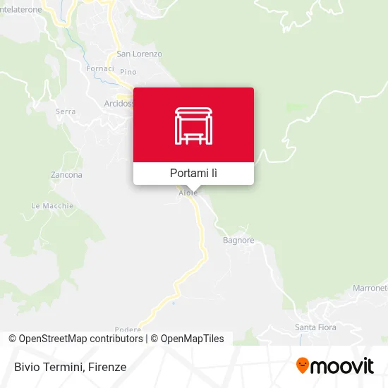 Mappa Bivio Termini