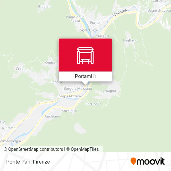 Mappa Ponte Pari